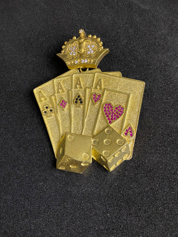 Pingente Cartas c/ Dado