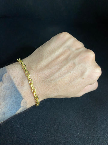 Pulseira Cadeado Quina 5mm