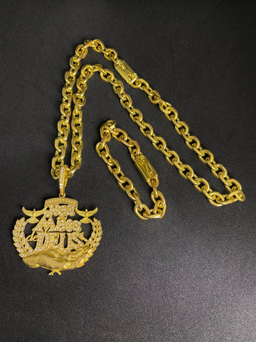 Cadeado Quina 12mm - Prosperidade nas Mãos de Deus