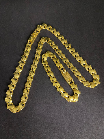 Cordão c/ Pulseira Friso X 12mm