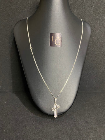 Cordão Gucci 1,5mm - Cruz Vazada