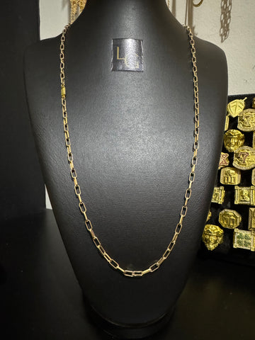 Corrente Cartier 4mm meia cana
