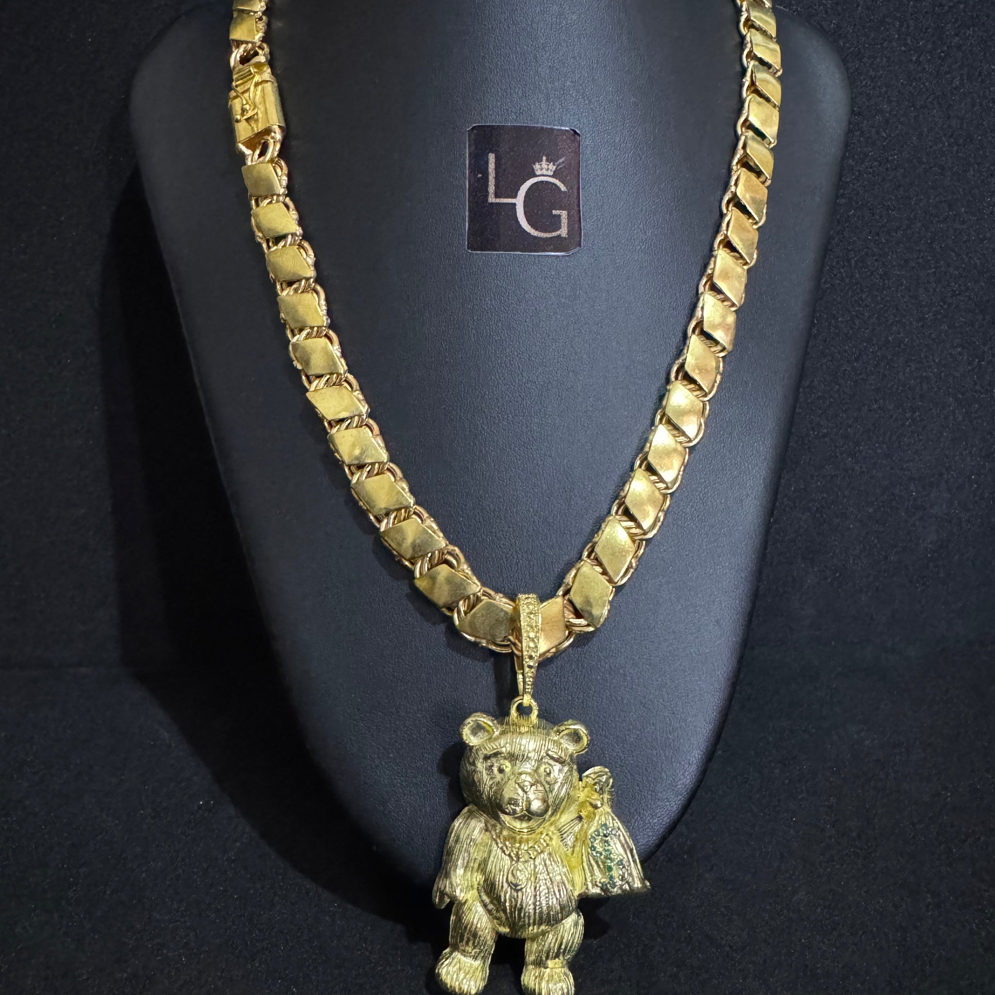 Cordão Friso Diamantado 12MM - Urso c/ Malote