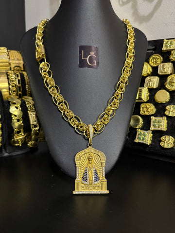 Cordão Asiático 15mm - Quem me guarda não Dorme Nossa Senhora Aparecida