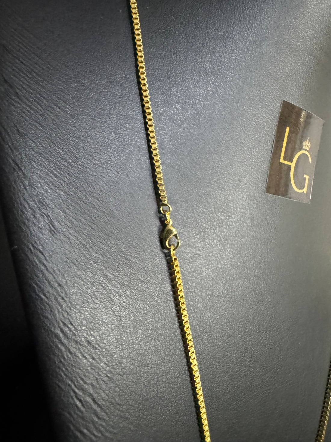 Cordão Veneziano 1,5mm - Face de Cristo Banhado a Ouro