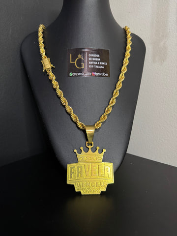 Cordão Baiano 10mm - Favela Venceu