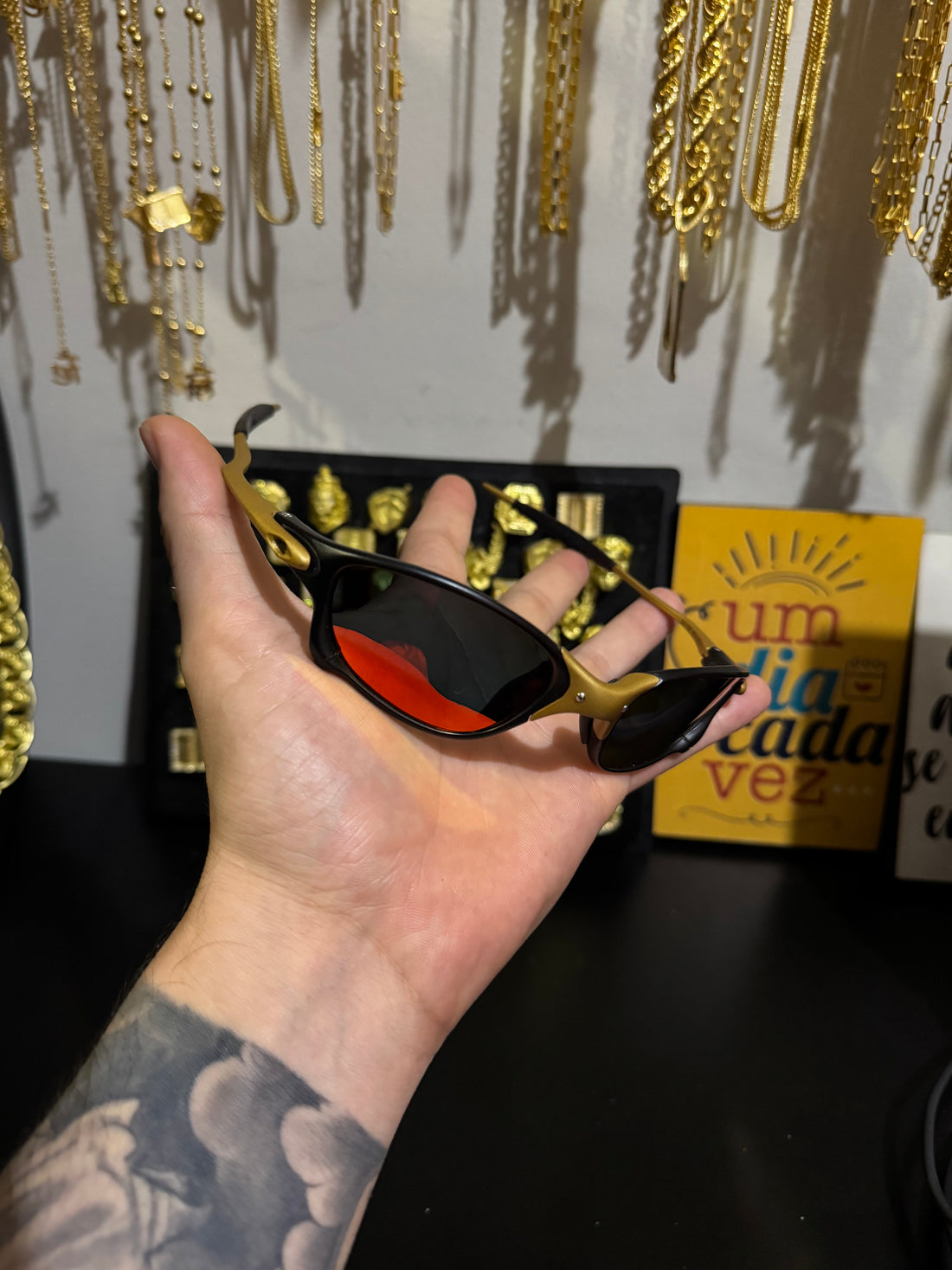 Lupa Doble X 24k Carbon lente Red MC Kevin PREMIUM
