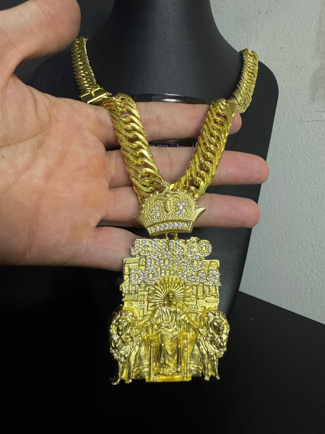 Cordão Grumet 15mm Lacraia - Detalhado Jesus é o Dono do Lugar