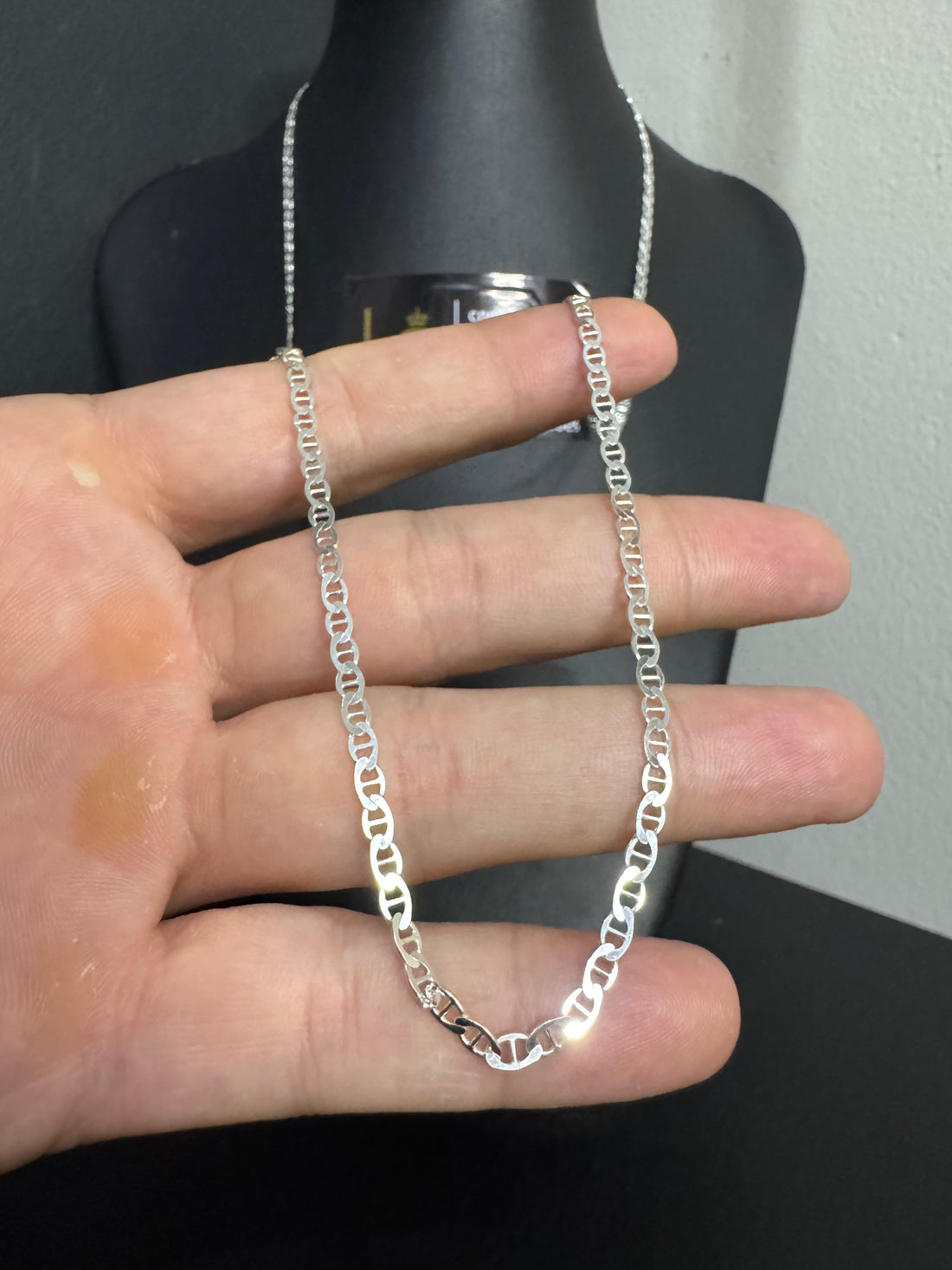 Cordão Gucci 4mm Prata 925