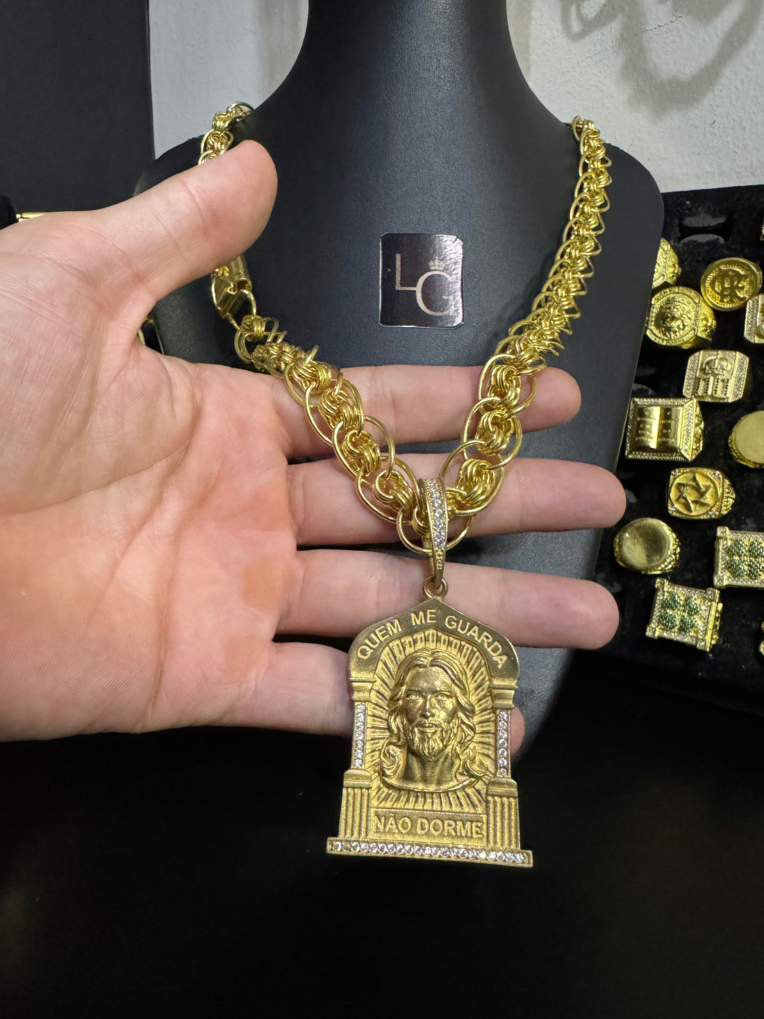 Cordão Asiático 15mm - Face Quem me Guarda não Dorme