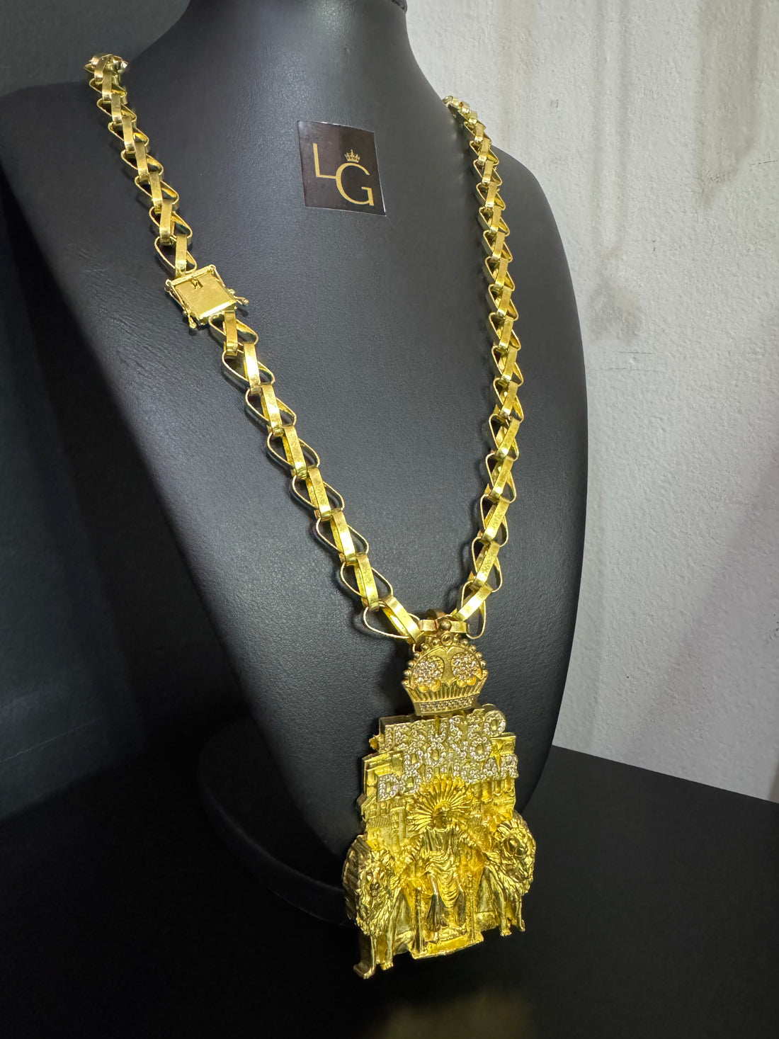 Cordão Balão 8mm - Detalhado Jesus é o Dono do Lugar