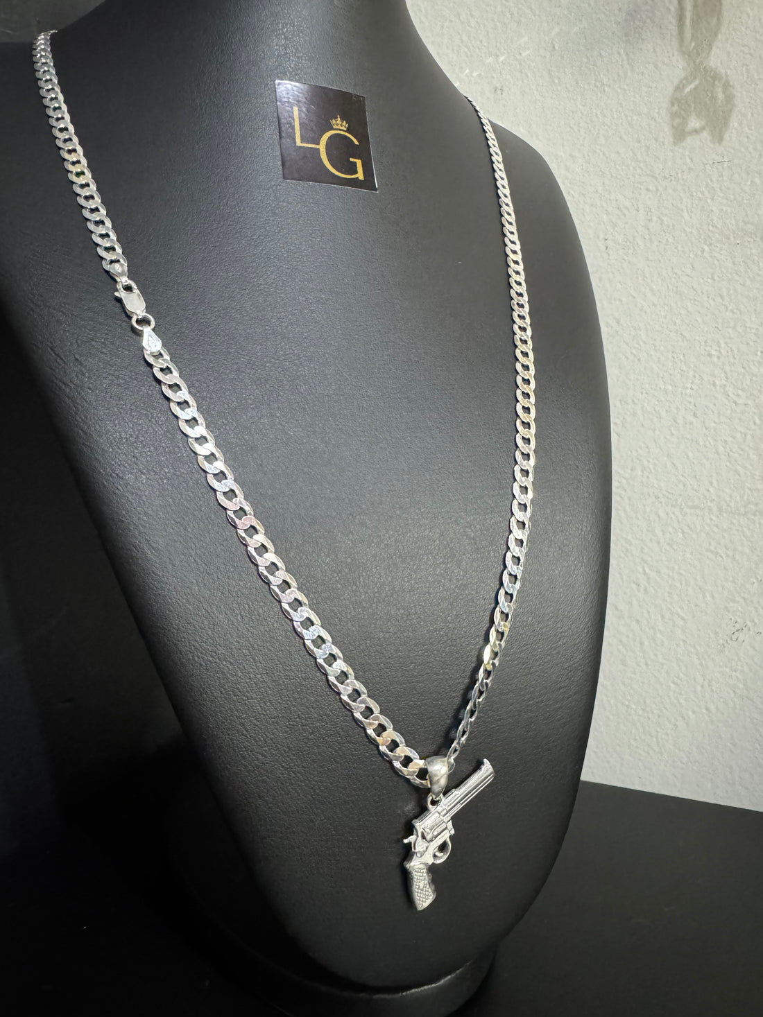 Cordão Grumet 5,5mm - Revólver 38 Prata 925