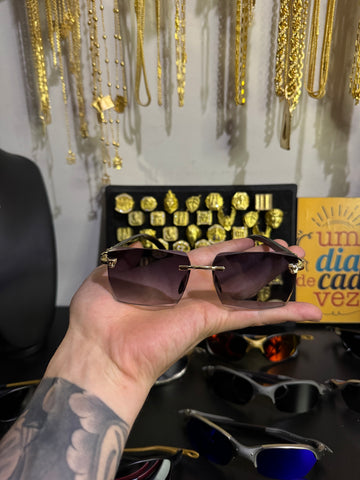 Lupa Óculos Pantera Mc Kauan Mc Poze Old money PREMIUM