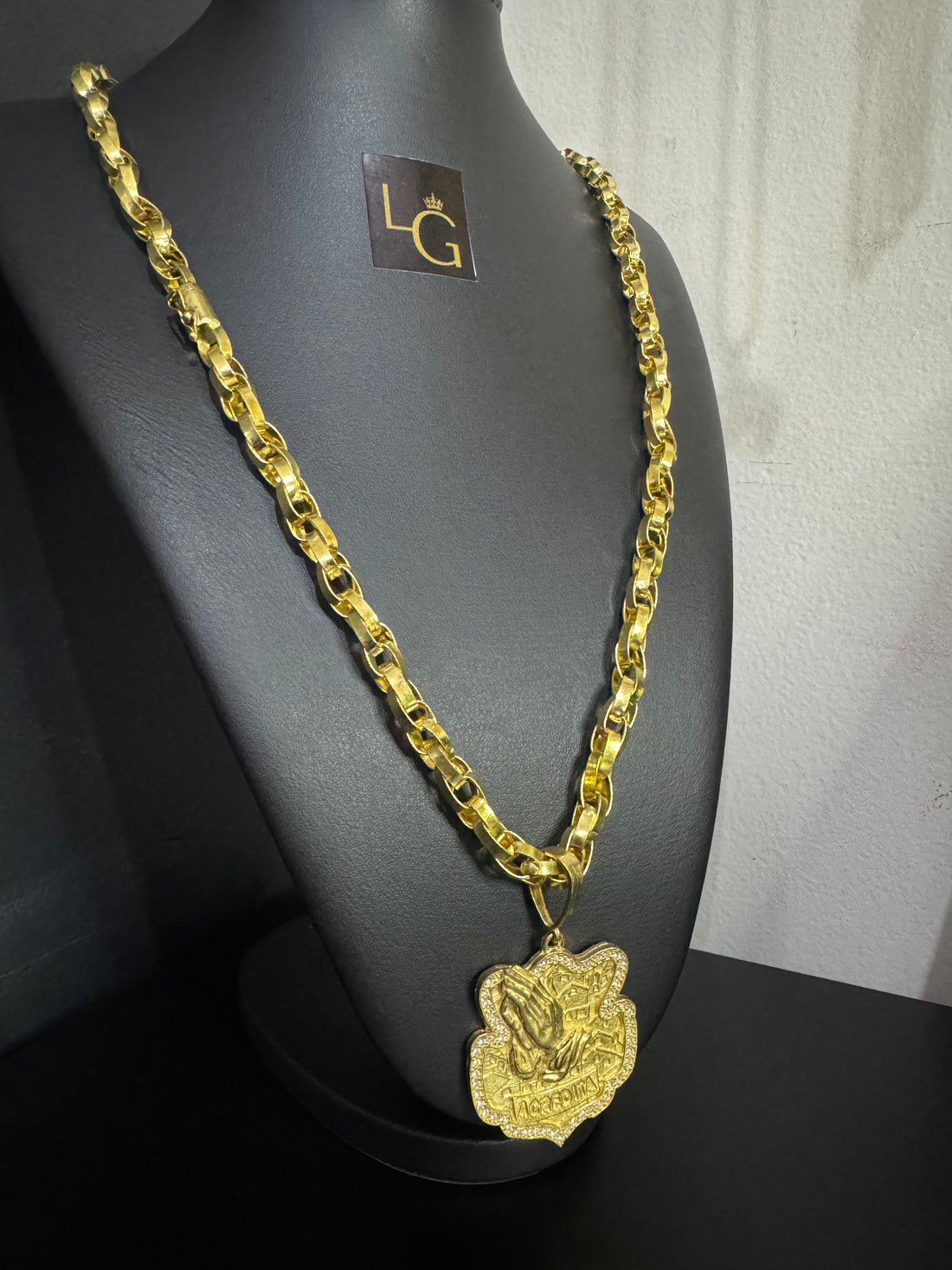 Cordão elo Duplo 8mm - Acredita