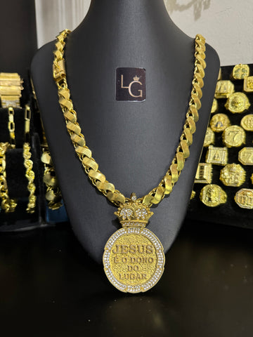 Cordão Friso s 12MM - Jesus é o Dono do Lugar Redondo