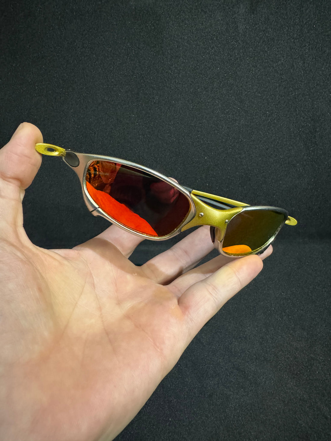 Lupa Juliet Xmetal 24k Lente Ultra Vermelho Mc Kevin