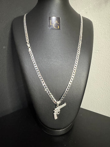 Cordão Grumet 5,5mm - Revólver 38 Prata 925