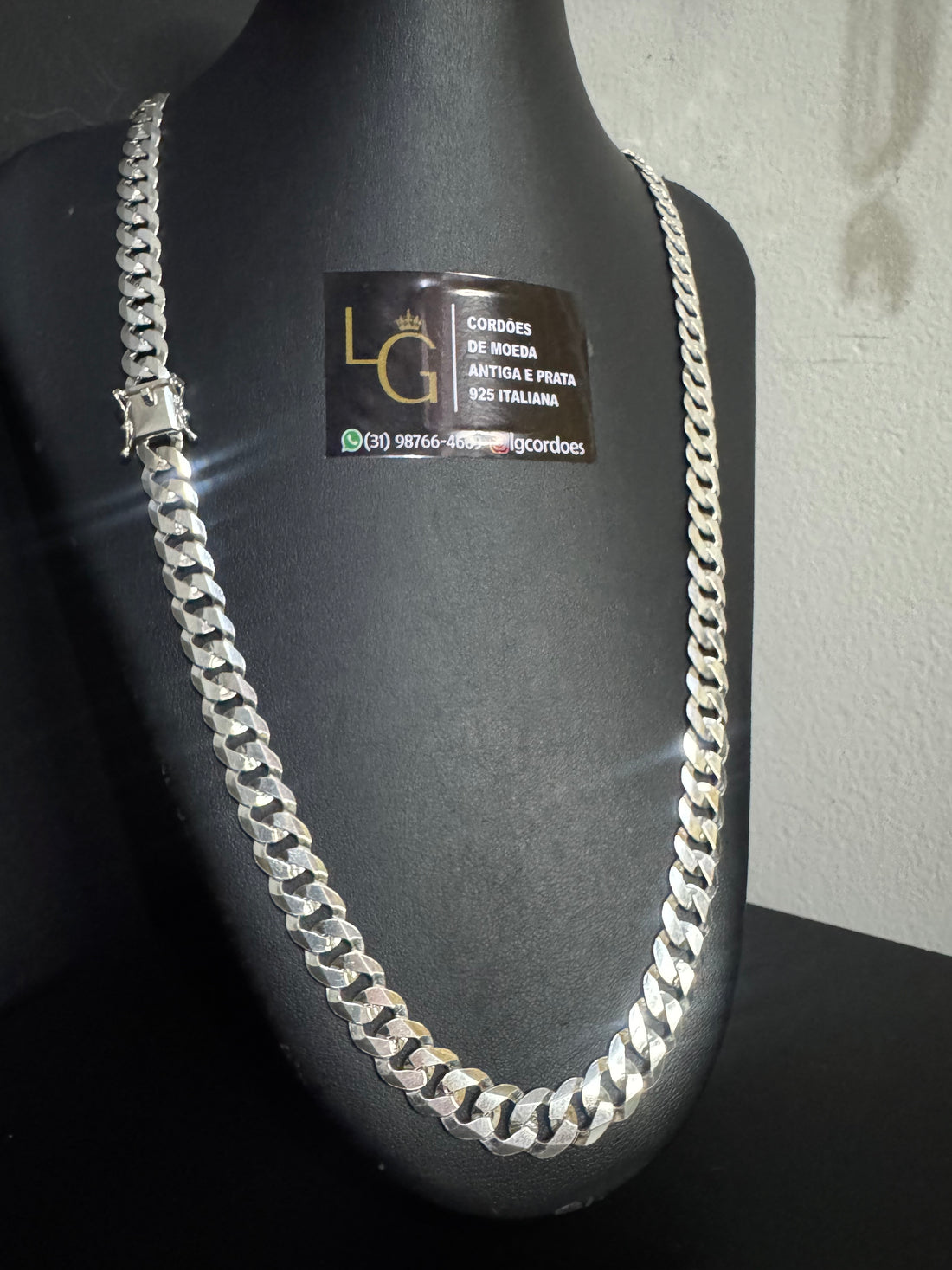 Cordão Grumet 10mm Gaveta Prata 925