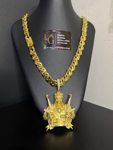 Cordão Friso s vazado 12MM - Gorila Favela Venceu