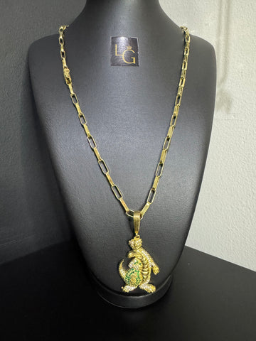 Cordão Cartier 5mm - Jacaré c/ Malote M