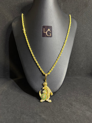 Cordão baiano 5mm - Jacaré c/ Malote M