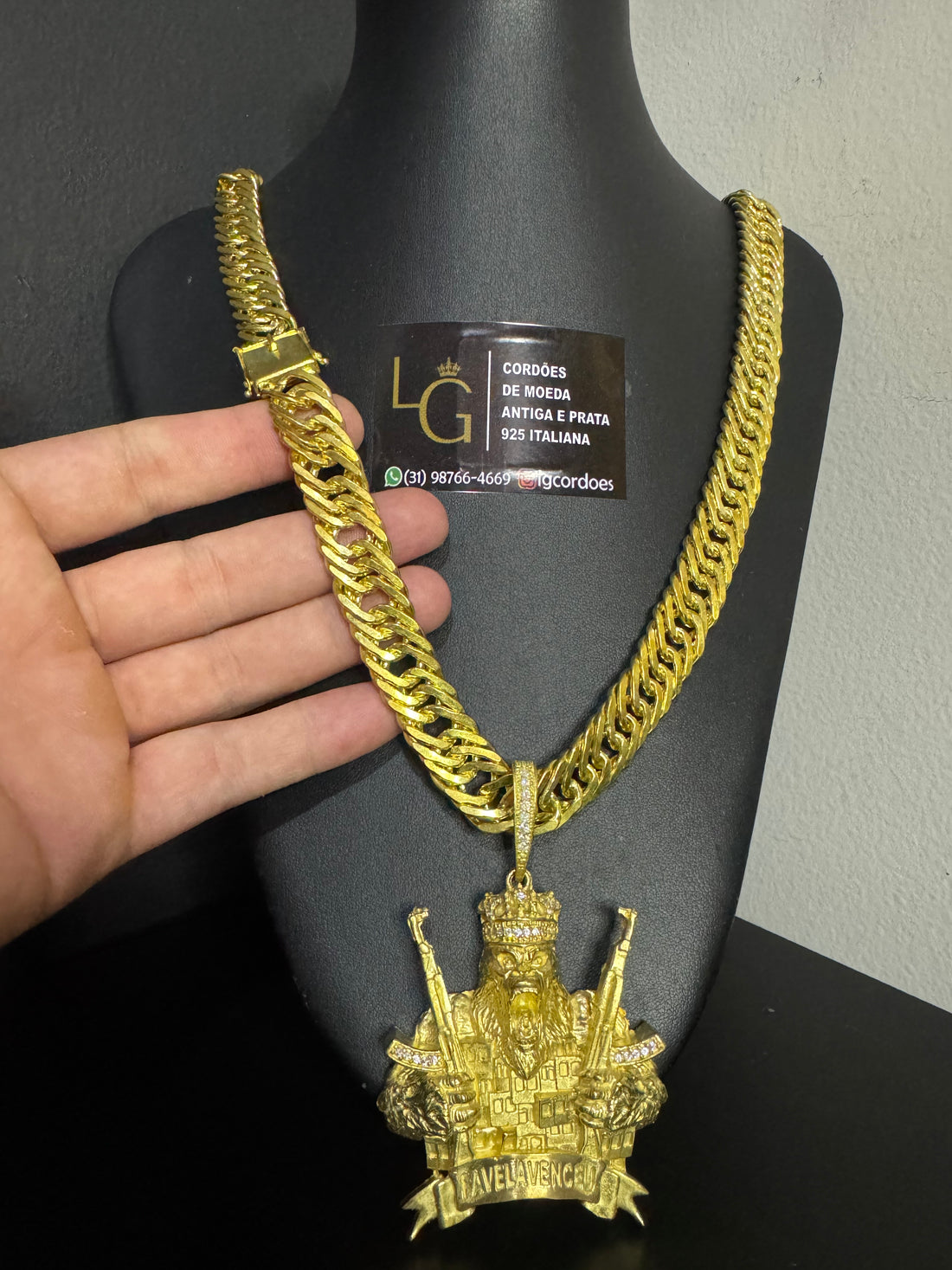 Cordão Grumet 15mm Lacraia - Gorila Favela Venceu