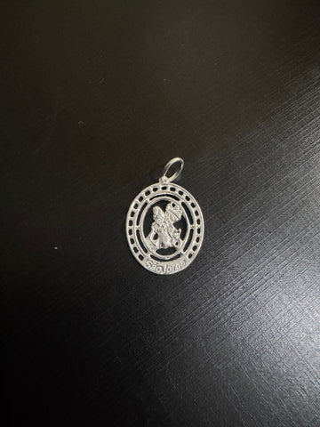 Pingente São Jorge Detalhado Prata 925
