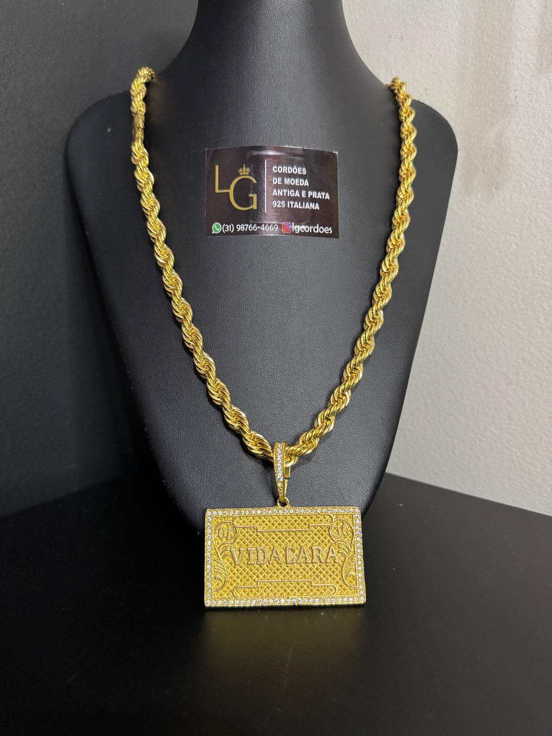 Cordão Baiano 10mm - Vida Cara