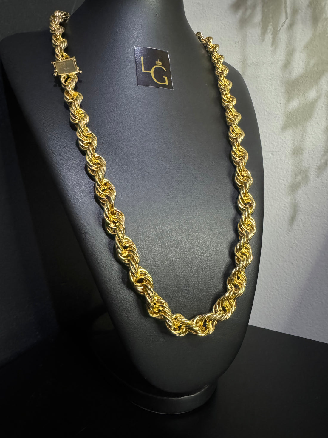 Cordão Baiano 16mm Banhado a ouro