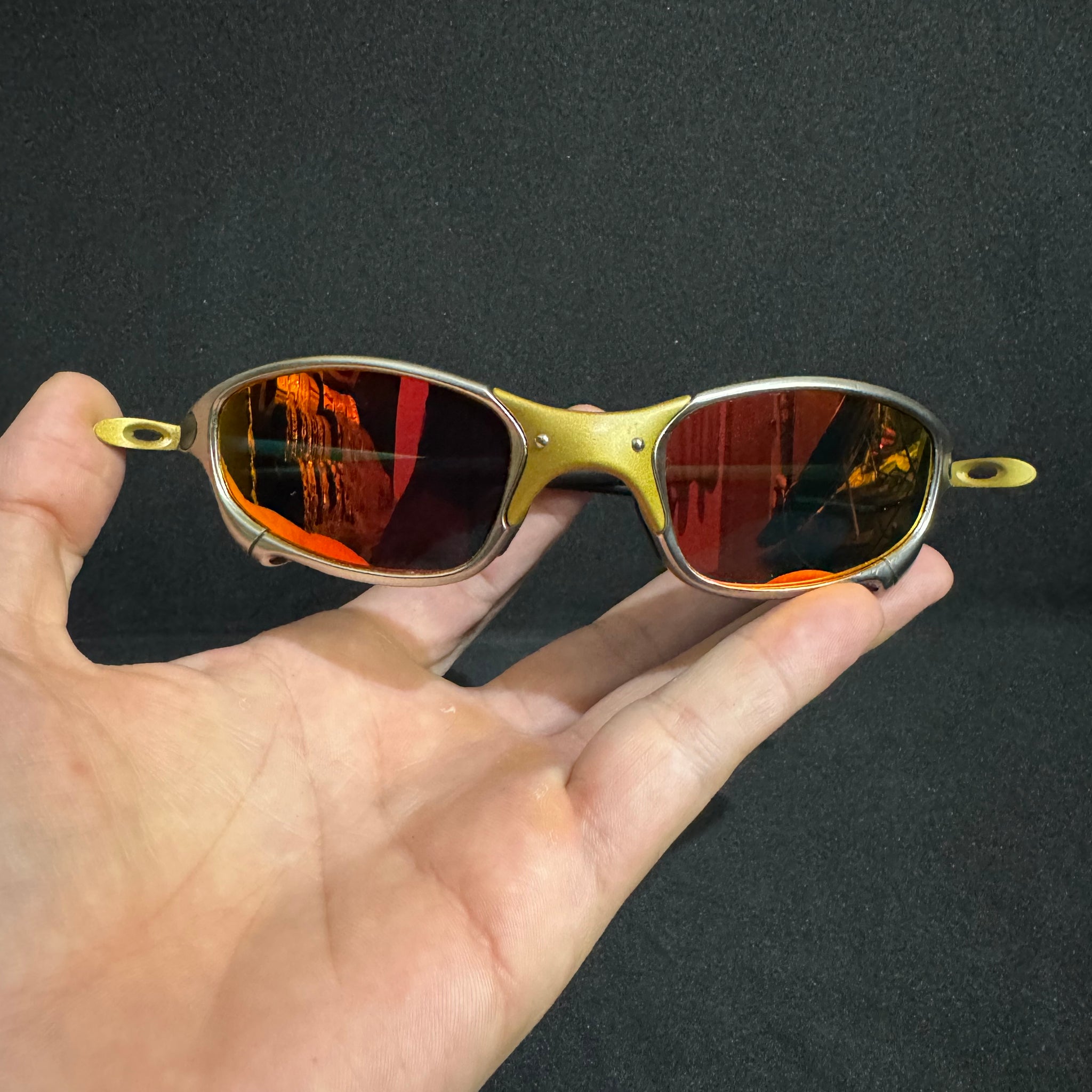 Lupa Juliet Xmetal 24k Lente Ultra Vermelho Mc Kevin