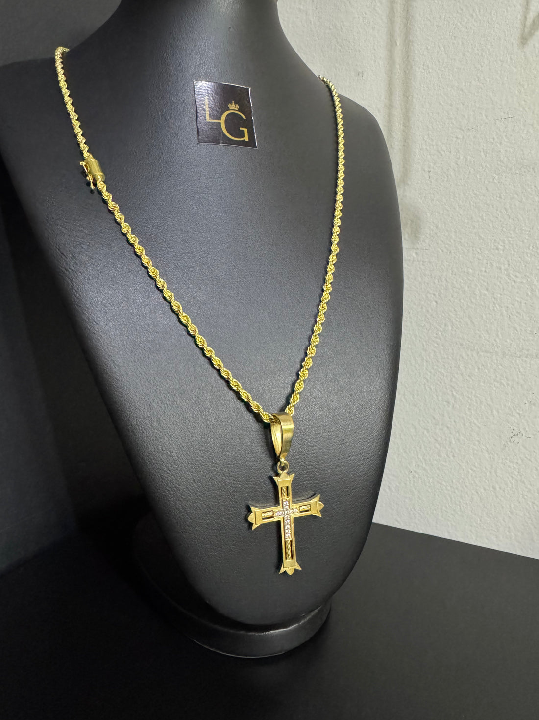 Cordão Baiano 5mm - Cruz Vazada