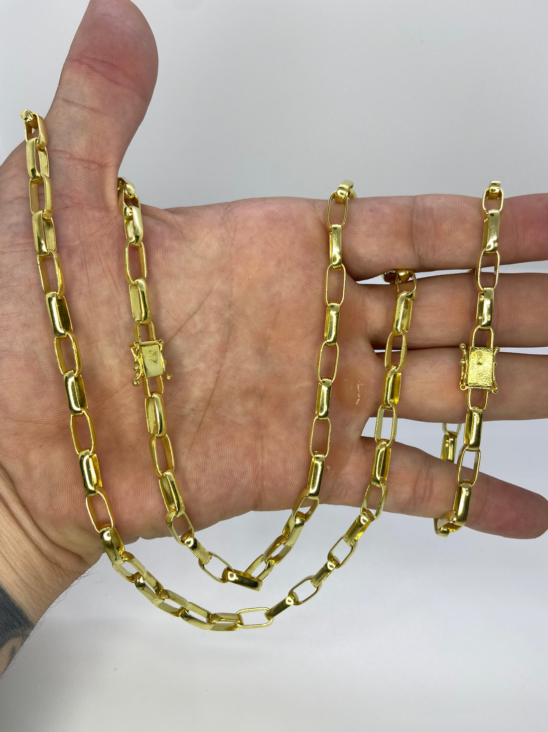 Cordão c/ Pulseira Cartier 5mm Boleada