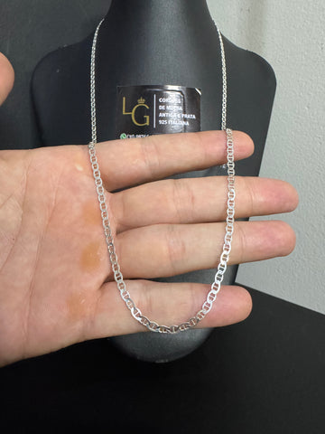 Cordão Gucci 4mm Prata 925