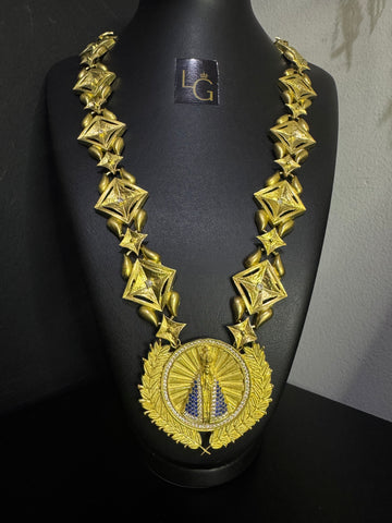 Corrente Cordão personalizado nossa senhora aparecida