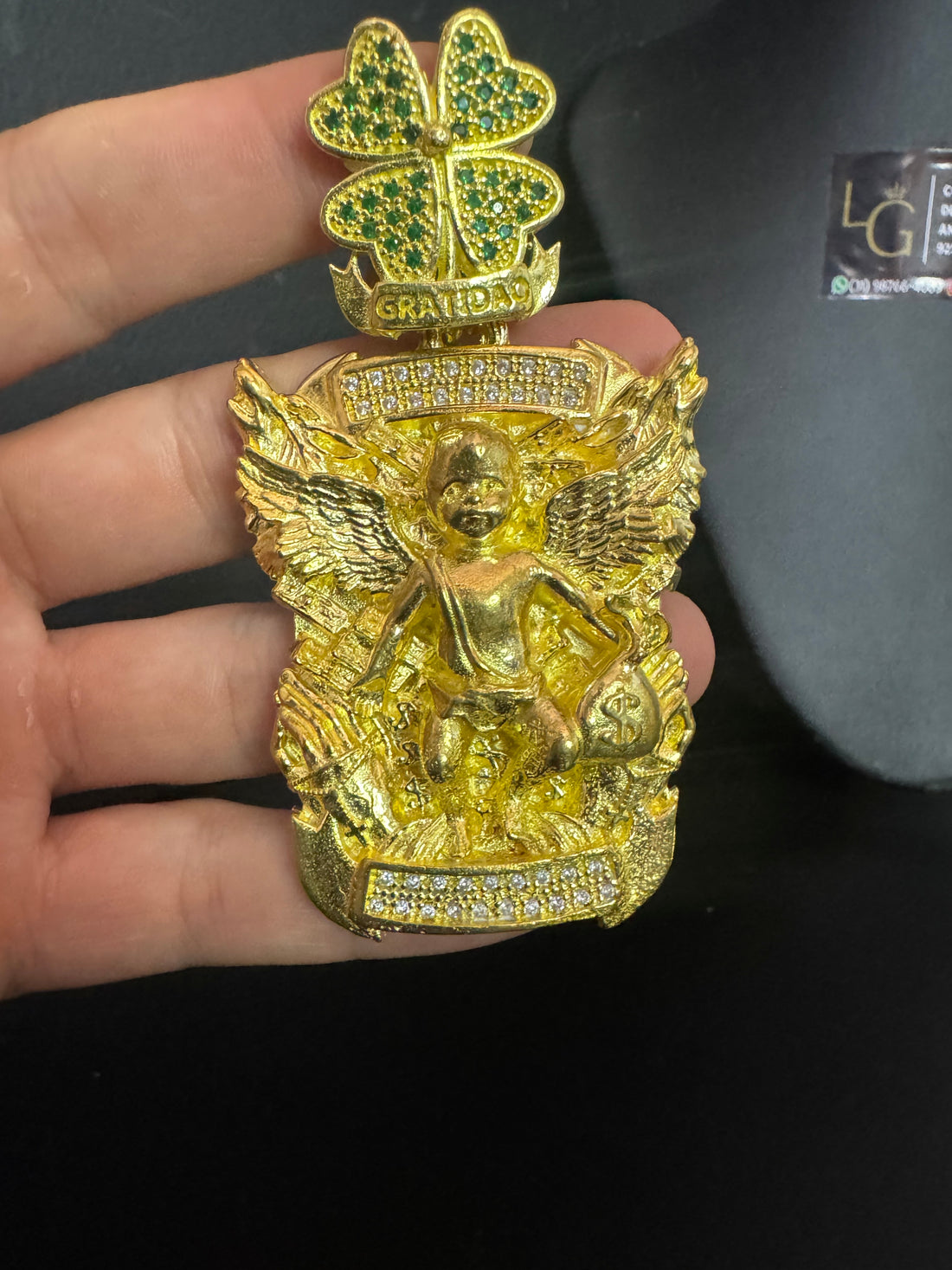 Pingente Anjo com Malote