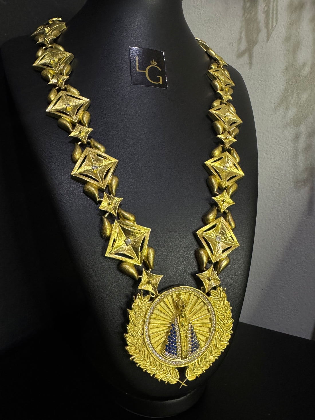 Corrente Cordão personalizado nossa senhora aparecida