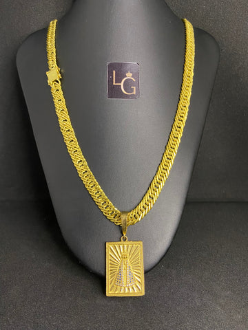 Cordão Grumet Laminado 12mm - Quadrado Nossa Senhora Aparecida