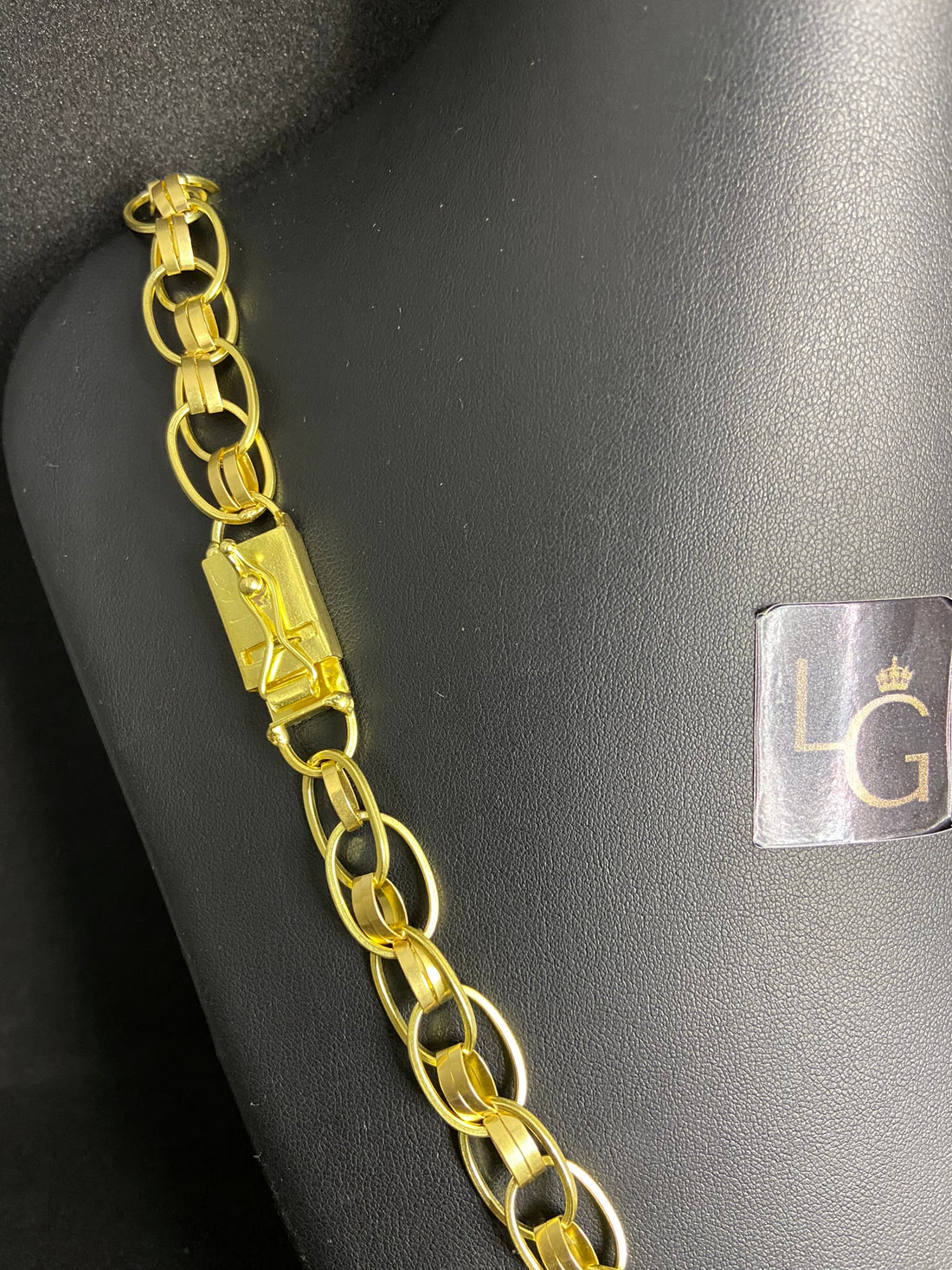 Cordão Imperador Redonda 12mm - Estrela de Davi Redondo G