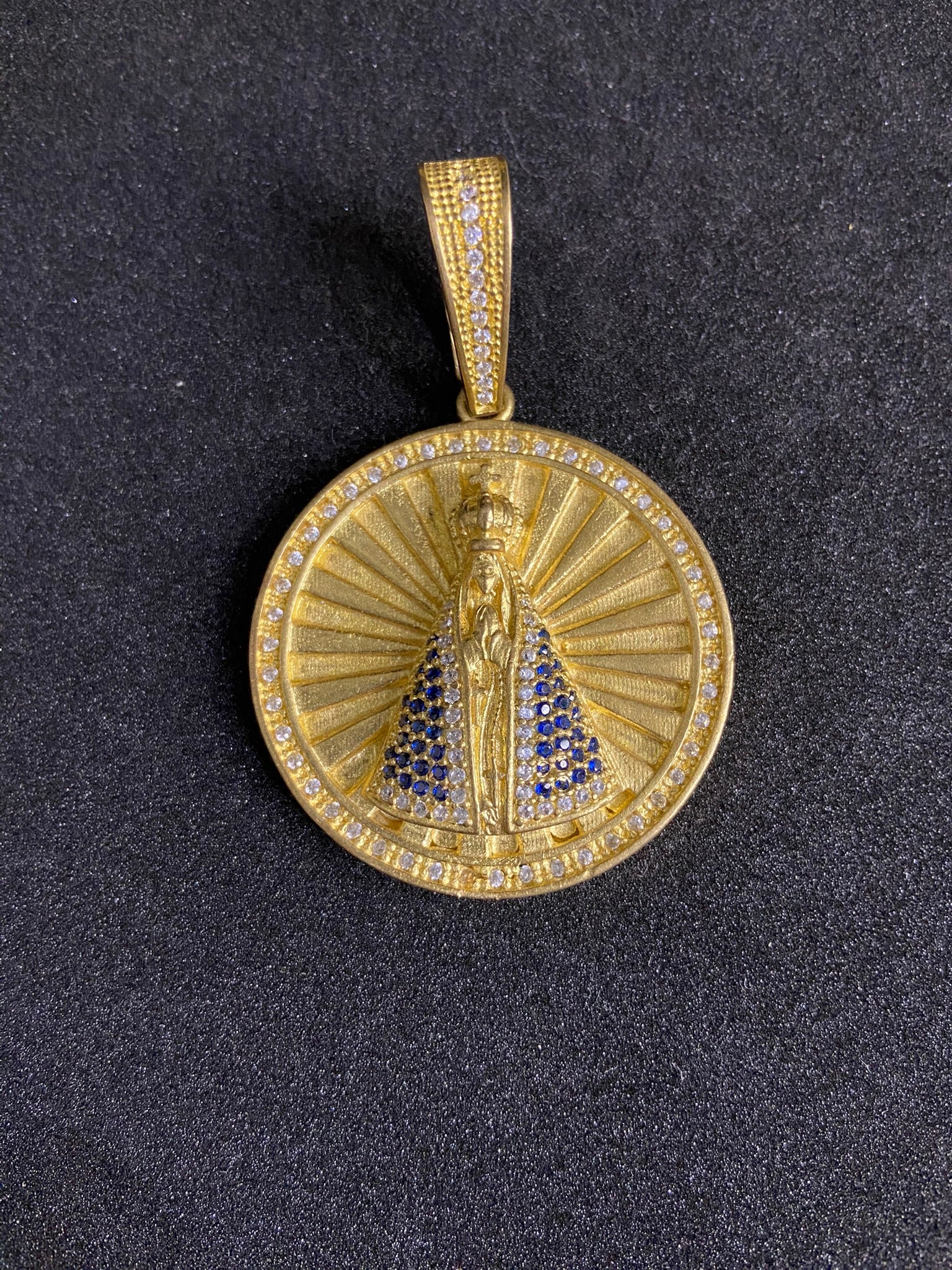 Pingente Redondo Nossa Senhora Aparecida