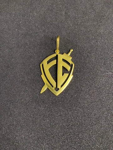 Pingente Escudo FÉ