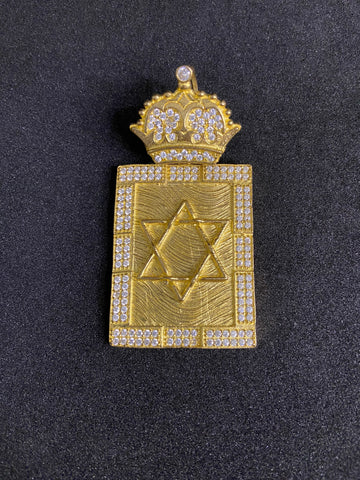 Pingente Estrela de Davi Quadrada