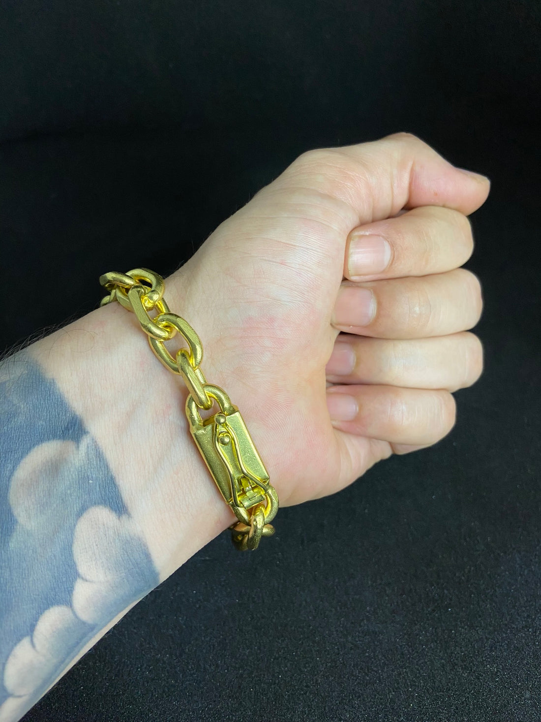 Pulseira Cadeado Quina 12mm