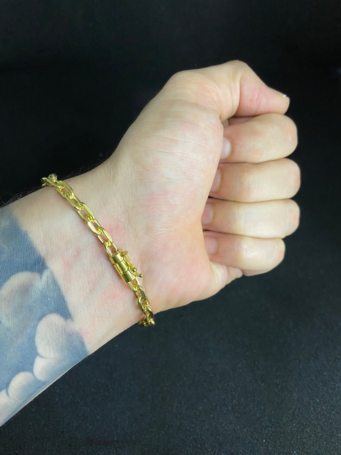 Pulseira Cadeado Quina 5mm