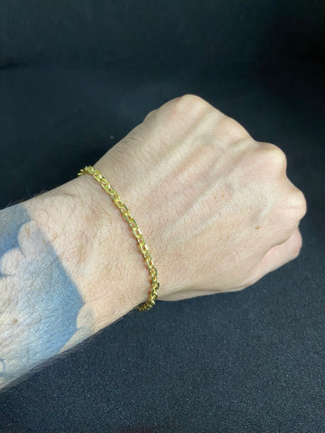 Pulseira Cadeado Quina 3mm