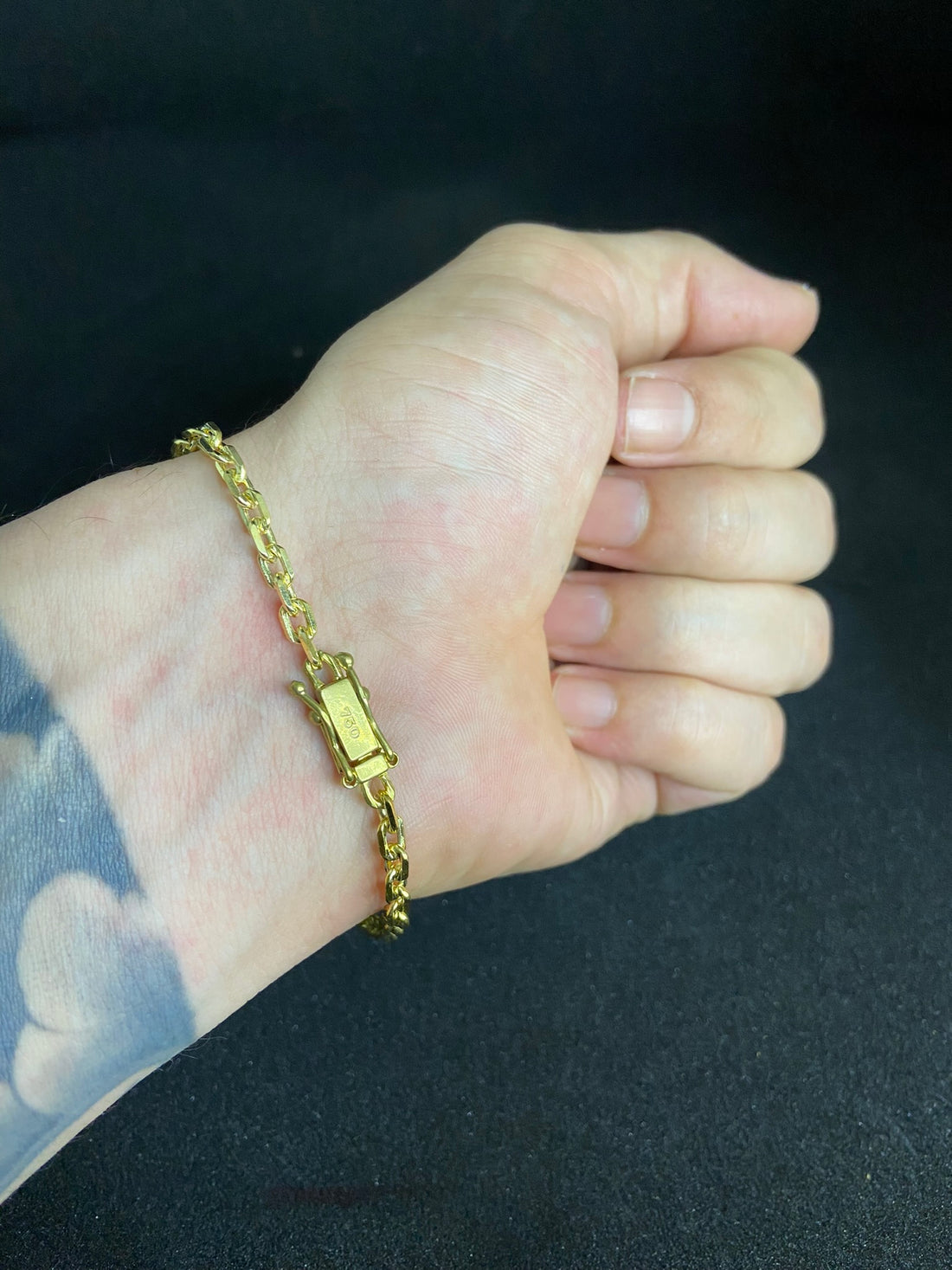 Pulseira Cadeado Quina 3mm