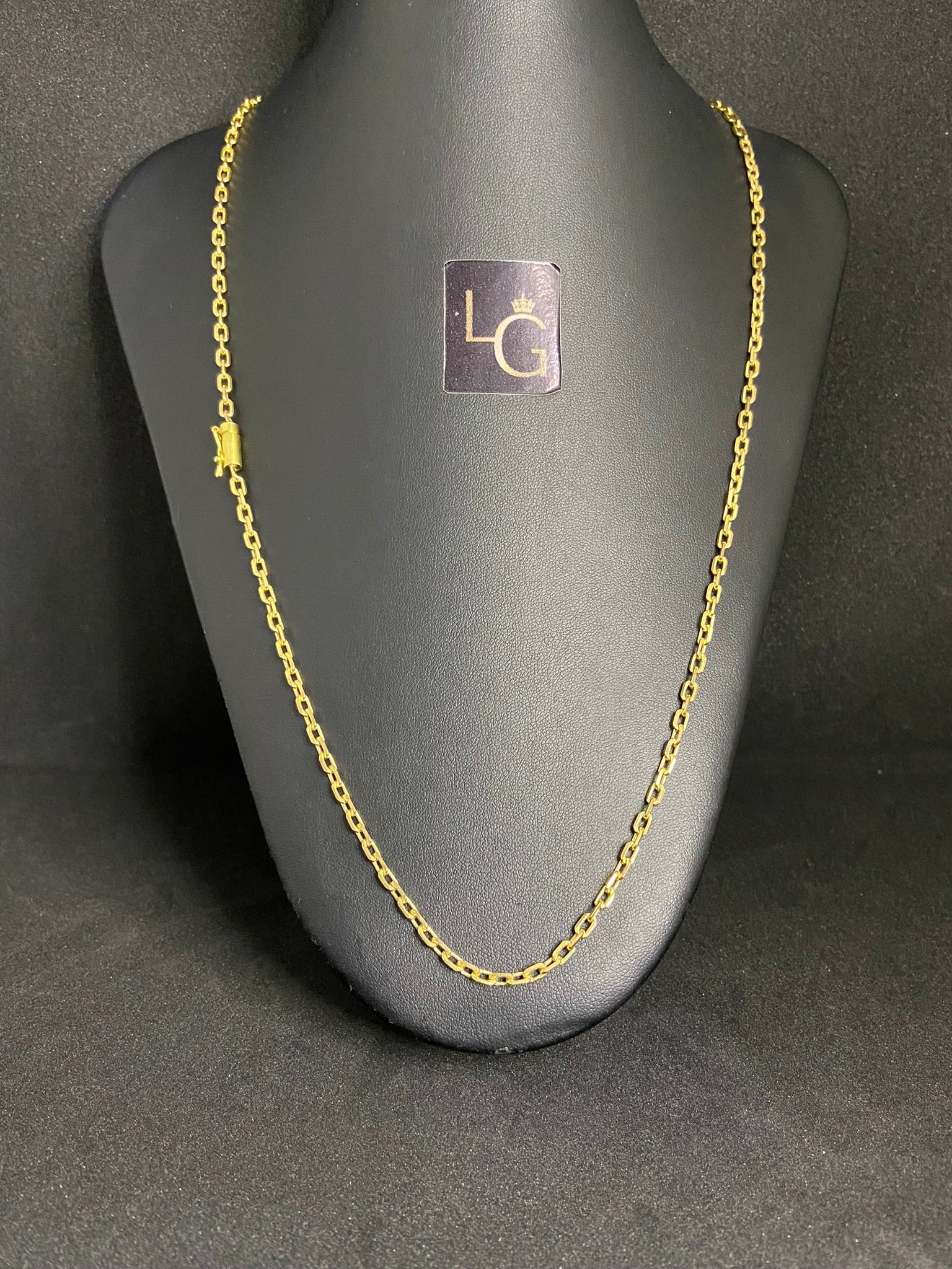 Cordão Cadeado Quina 3mm
