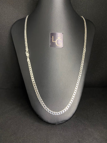 Cordão Grumet 5,5mm Prata 925