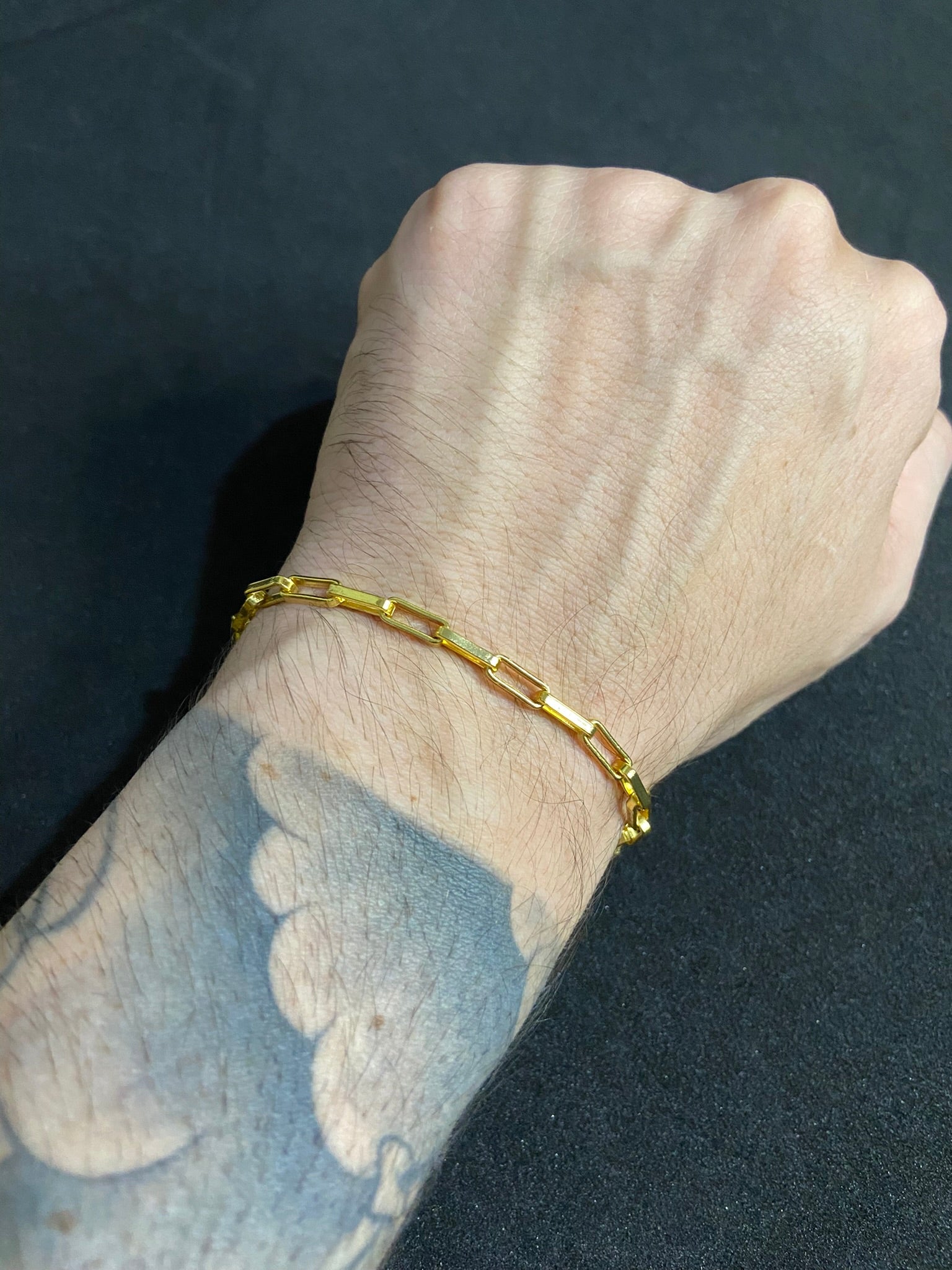 Pulseira Cartier Long 4mm Banhado a Ouro