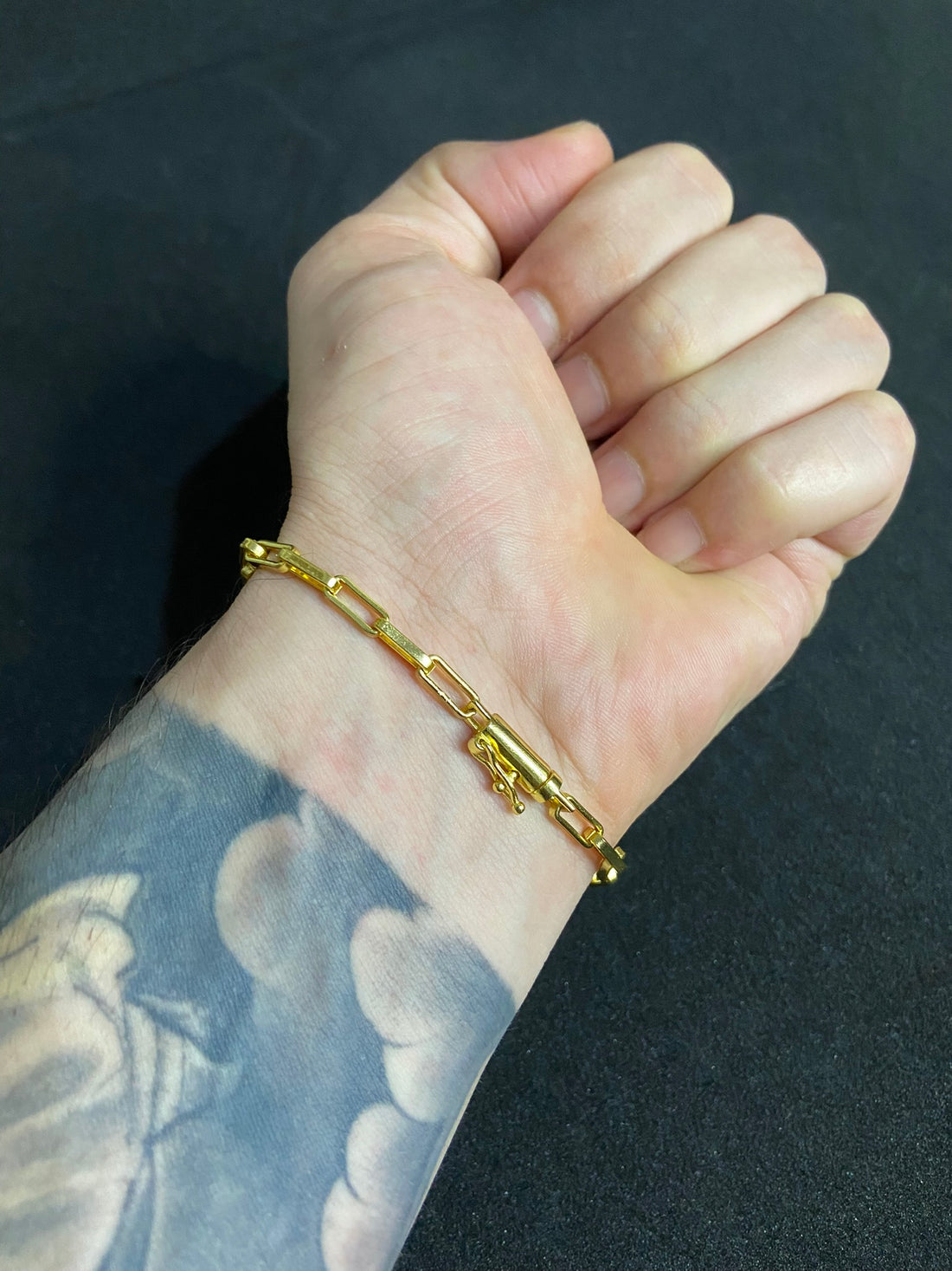 Pulseira Cartier Long 4mm Banhado a Ouro
