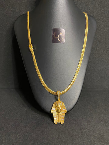 Cordão Laminado Grumet 5mm - Ping Egito Banhado a Ouro